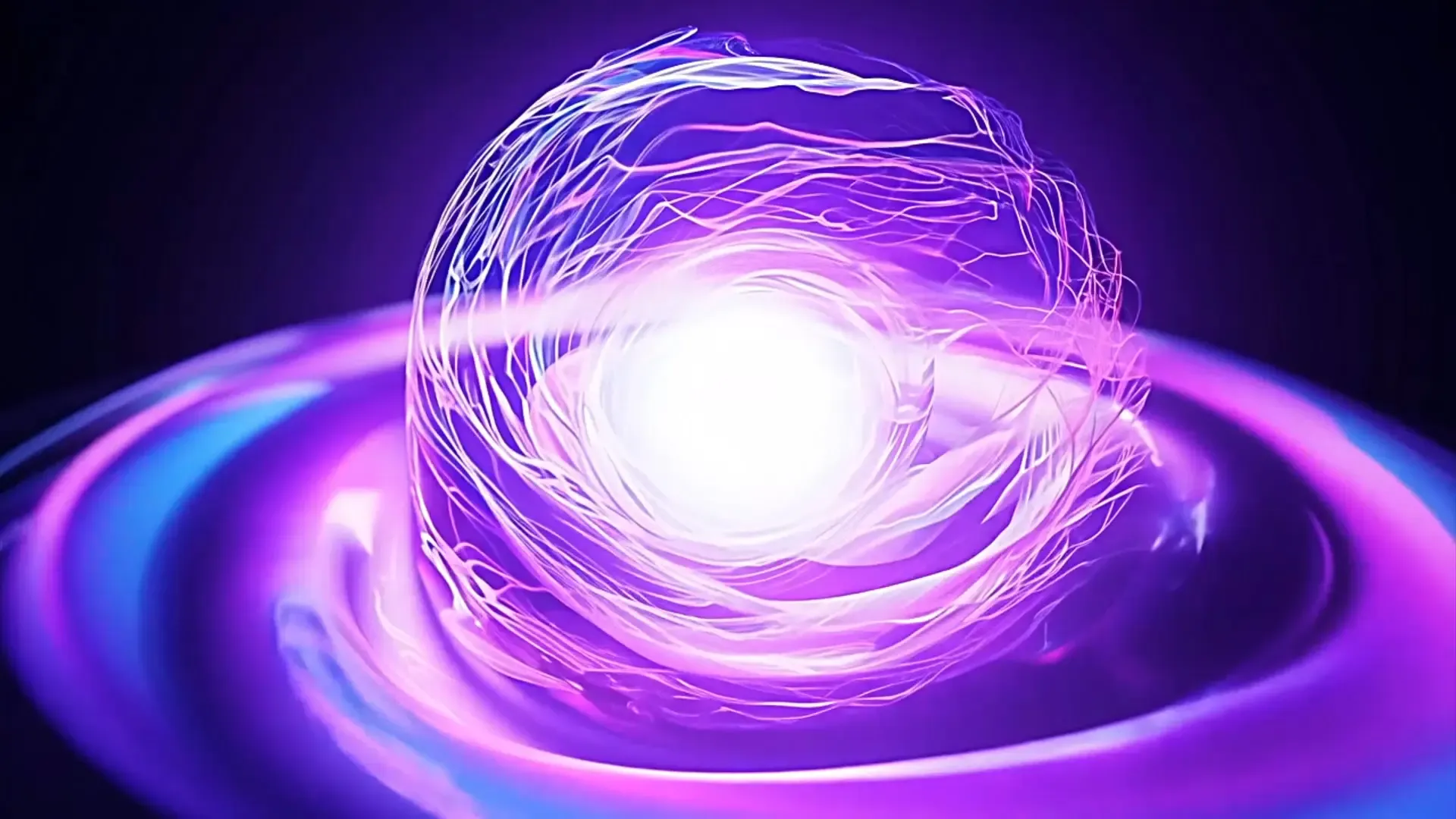 Mystical Purple Energy Orb Overlay for Magical Trailers